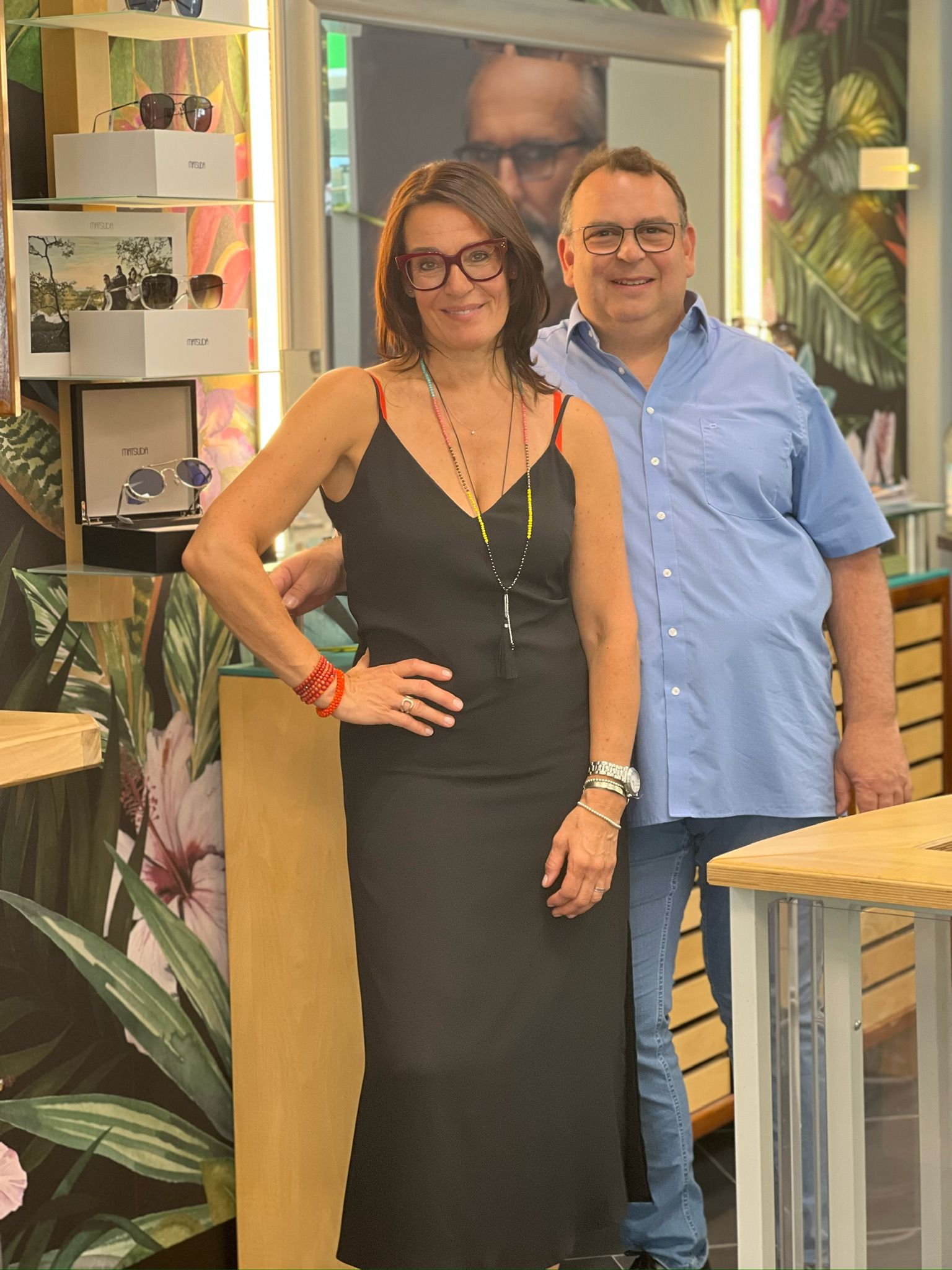 Team von Optik Augenblick im Geschäft
