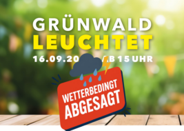 Grünwald leuchtet abgesagt